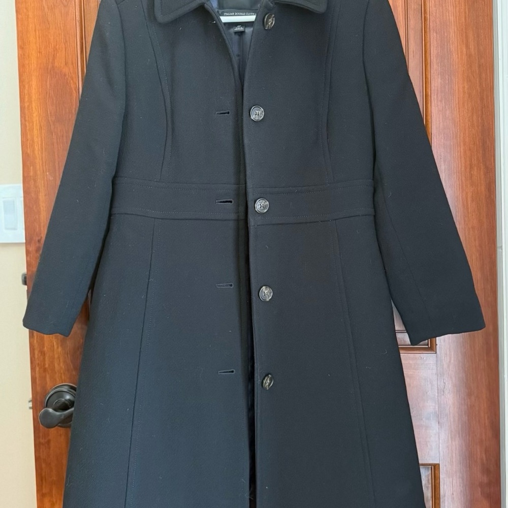 J. Crew Classic Black Lady Day Coat